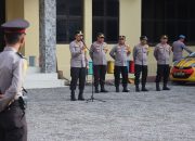 Kapolres Soppeng Pimpin Apel Konsolidasi Pasca Tahap Pemungutan Suara