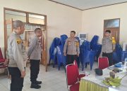 Kapolres Tator Pantau Langsung Pengamanan Rapat Pleno di Kantor PPK