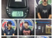 4 Pelaku Penyalahgunaan Sabu Berhasil Diamankan, 1 Dalam Pengejaran Personel Sat Narkoba Polres Bone