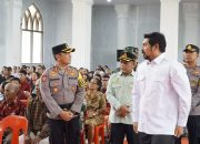 Pastikan Keamanan Natal Berlangsung Kondusif, Kapolres Luwu Timur Bersama Forkopimda Cek Pos Pengamanan dan Gereja