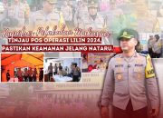 Kapolres Pelabuhan Makassar Kunjungi Pos Pam Ops Lilin