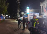 Jaga Keamanan dan Kelancaran Lalu Lintas, Sat Lantas Polres Mamasa Laksanakan Patroli Blue Light
