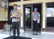 Kapolres Parepare Pimpin Upacara Kenaikan Pangkat Pengabdian Setingkat Lebih Tinggi, Selamat Personel Yang Naik Pangkat.