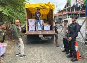 Wakapolres Soppeng Pimpin Pengawalan Pergeseran Logistik KPU