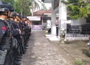 Kapolres Maros Turunkan 122 Personil Pengamanan Rapat Pleno Terbuka Perolehan Rekapitulasi Perolehan Suara Tingkat Kabupaten