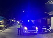 Patroli Blue Light Sat Lantas Polres Mamasa Jaga Kamtibmas di Wilayah Hukum Polres Mamasa