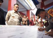 Kapolres Bone Hadiri Pengukuhan Satgas Anti Narkoba dan Penandatanganan Komitmen Lapas Benar