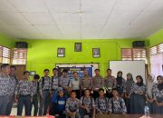 Satlantas Polres Majene Gelar Edukasi Tertib Lalu Lintas kepada Pelajar SMPN 1 Pamboang