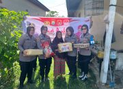Polwan Polres Bone Kembali Salurkan Bantuan Ke Masyarakat Prasejahtera