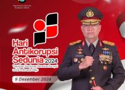 Kapolda Sulbar : Selamat Hari Anti Korupsi, Mari Berantas Korupsi Bersama!