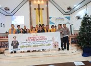 Colling System Pasca Pilkada, Polres Soppeng Gelar Minggu Kasih di Gereja