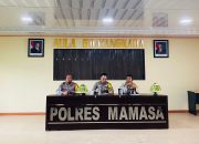 Waka Polres Mamasa Pimpin Anev Kinerja Bhabinkamtibmas Terkait Program Ketehanan Pangan