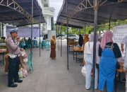 Personil Sat Lantas Polres Wajo Sosialisasikan Tertib Berlalu Lintas dijalan dan Pasar