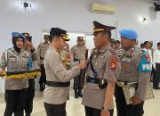 Kapolres Enrekang Pimpin Sertijab Kasat Lantas