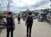 Patroli Jalan Kaki Sat Samapta Polres Mamasa Jaga Situasi Kamtibmas