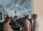Polres Majene Tingkatkan Pengamanan Ibadah Minggu dan Perayaan Natal di GPIB Immanuel Majene