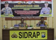 Polres Sidrap Gelar Latihan Pra Operasi Lilin 2024: Siapkan Strategi Pengamanan Akhir Tahun