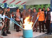 Polres Maros Musnahkan Barang Bukti Narkotika Hasil Pengungkapan Tahun 2024