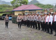 Kapolres Soppeng Pimpin Apel Gelar Pasukan Ops Lilin 2024 Dalam Rangka Pengamanan Nataru