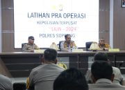 Mantapkan Persiapan Operasi Lilin, Polres Soppeng Gelar Latpra Ops