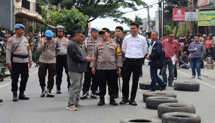 Mengedepankan Persuasif, Kapolres Toraja Utara Pimpin Langsung Pengamanan Eksekusi Objek Sengketa Tanah di Japal