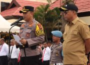 Kapolres dan Bupati Luwu Timur Pimpin Apel Gelar Pasukan Ops Lilin 2024