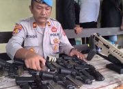 Propam Polres Majene Lakukan Pengecekan Senjata Api Personel