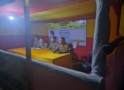 Polsek Pana Polres Mamasa dan TNI Amankan Natal 2024 dan Tahun Baru 2025 di Kelurahan Tabang