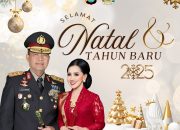 Salam Natal dan Tahun Baru dari Kapolda Sulbar dan Ketua Bhayangkari untuk Masyarakat Sulbar