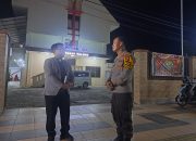 AKBP safi’i Pimpin Pengecekan Keamanan di Sejumlah Gereja di Kota Palopo
