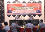 Penyerahan Rendisgar DIPA RKA-K/L Polres Pinrang TA 2025 dan Penandatanganan Fakta Integritas