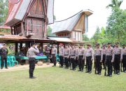 Polres Tator Beri Penghormatan Terakhir Anggota Polri Yang Telah Meninggal