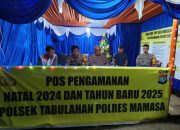 Polsek Tabulahan Polres Mamasa Polsek Amankan Perayaan Natal 2024 dan Sambut Tahun Baru 2025