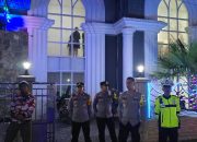 Kapolres Mamasa Turun Langsung Cek Personel Pos Operasi Lilin dan Pengamanan Tempat Ibadah Natal