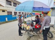 Satlantas Polres Mamasa Gelar Patroli Jalan Kaki Untuk Pastikan Keselamatan dan Kelancaran Lalau Lintas