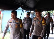 Karo Ops Polda Sulbar Kunjungi Pos Pengamanan Nataru di Majene