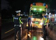 Pastikan Kelancara Lalin Kapolres Palopo Cek Pos Pengamanan