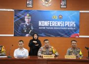 Pimpin Press Release Akhir Tahun, Kapolres Maros Sampaikan Capaian Selama 2024