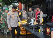Mengawali Kunjungannya, Kapolda Sulsel Pimpin Apel Siaga Kontigensi Tanggap Bencana di Polres Bone