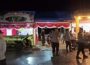 Personel Polsek Aralle Laksanakan Pengamanan Malam Pergantian Tahun Baru 2024-2025 di Wilayah Hukum Polsek Aralle