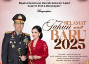 Happy New Year! Kapolda dan Ketua Bhayangkari Sulbar: Inspirasi Perubahan Menuju Pribadi yang Lebih Baik