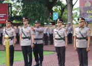 Kapolres Luwu Pimpin Upacara Sertijab dan Kenaikan Pangkat 23 Personel