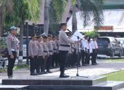 Upacara Serah Terima Jabatan di Lingkup Polres Pinrang Berlangsung Khidmat