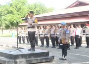 Kapolres Pimpin Sertijab Pejabat Utama  dan Kapolsek Jajaran Polres Wajo