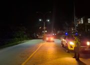Satlantas Polres Mamasa Patroli Gelar Blue Light untuk Jaga Keamanan dan Kelancaran Lalu Lintas