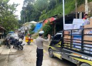 Satlantas Polres Mamasa Gelar Patroli Jalan Kaki Untuk Memamntau Sitausu Kamtibmas di Wilayah Hukum Polres Mamasa