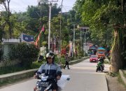 Satuan Lalu Lintas Polres Mamasa Laksanakan Pengaturan Lalu Lintas di Pagi Hari Pada Kota Mamasa