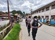 Patroli Jalan Kaki Sat Samapta Polres Mamasa Jaga Keamanan dan Ketertiban Masyarakat