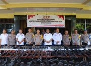 Cegah Penyalahgunaan Senjata Api Personel, Polres Maros Gelar Ratusan Senjata Api Dan Amunisinya