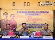 Hari Keempat Kunjungan Kerja, Kapolres Maros Kunjungi Polsek Turikale